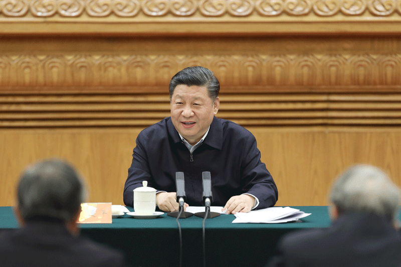 2019年3月18日，習(xí)近平總書記在北京主持召開學(xué)校思想政治理論課教師座談會并發(fā)表重要講話。